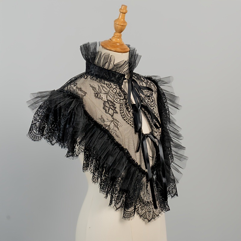Gotische stijl kant tule valse - Costumes recensie en prijs