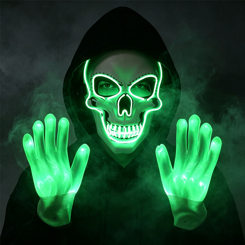 LED Schedelmasker Lichtgevende - Led Purge Mask Halloween recensie en prijs