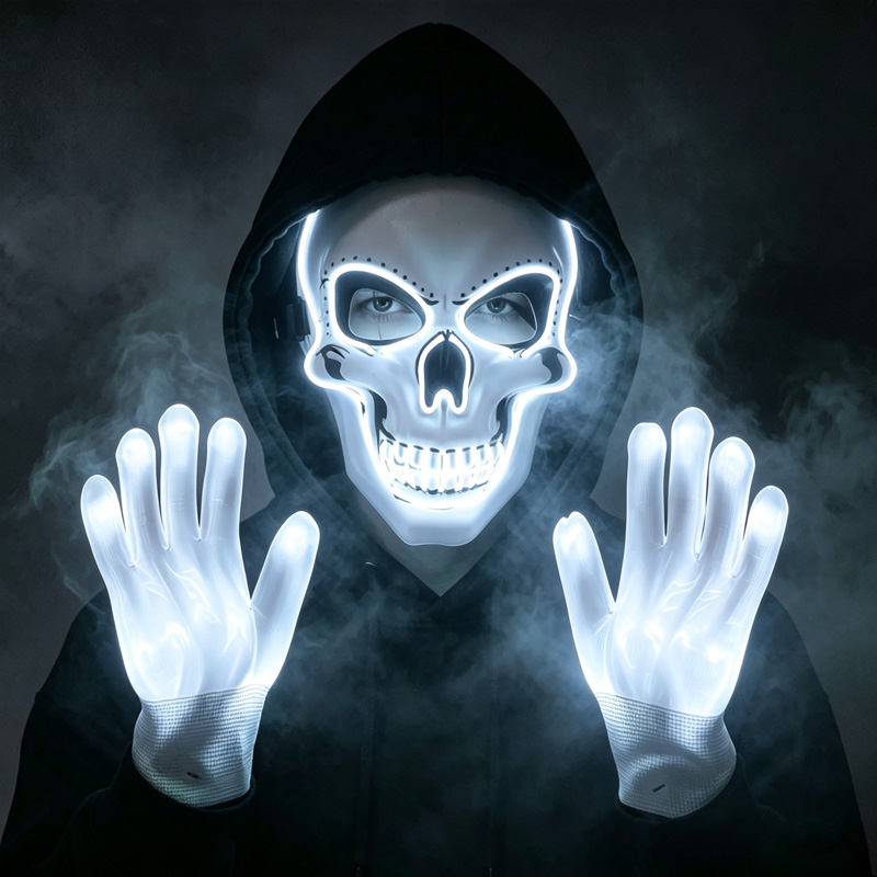 LED Schedelmasker Lichtgevende - Led Purge Mask Halloween recensie en prijs