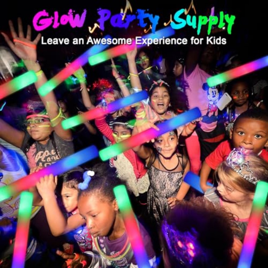 Foam Glow Sticks, Bulk LED Foa - Flashing Led Foam Sticks Party recensie en prijs