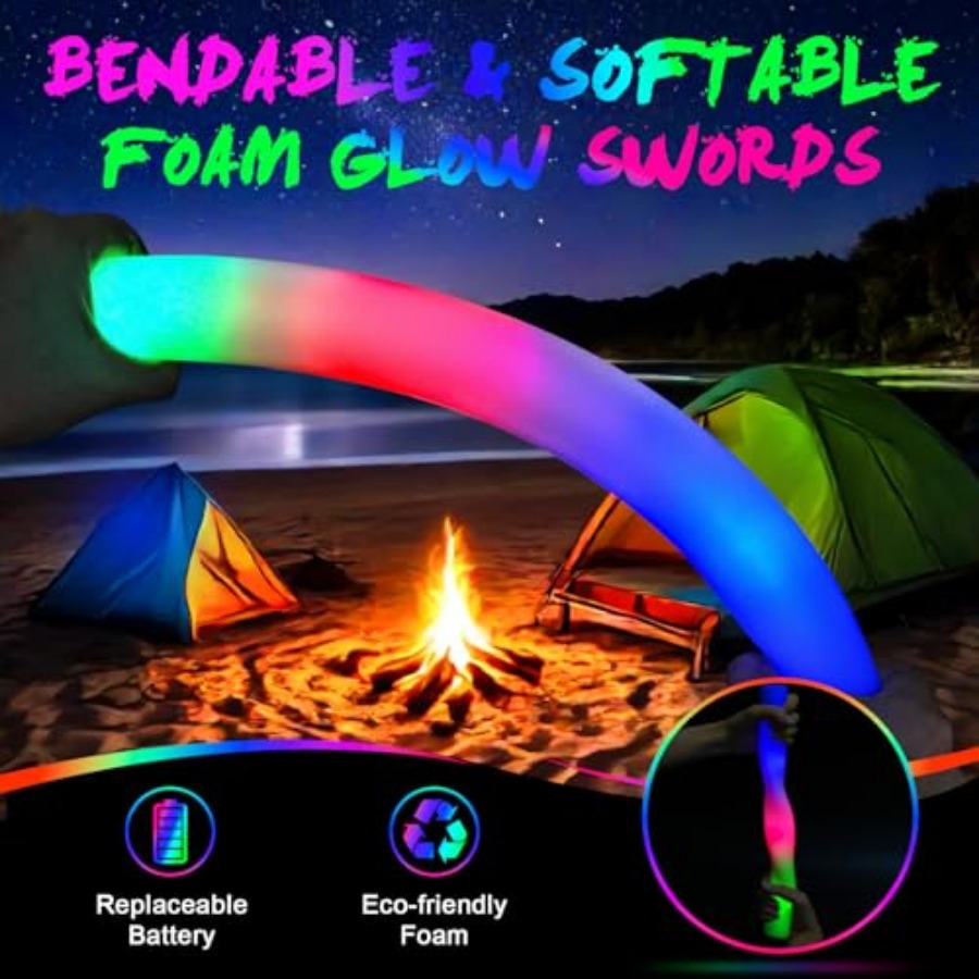 Foam Glow Sticks, Bulk LED Foa - Flashing Led Foam Sticks Party recensie en prijs