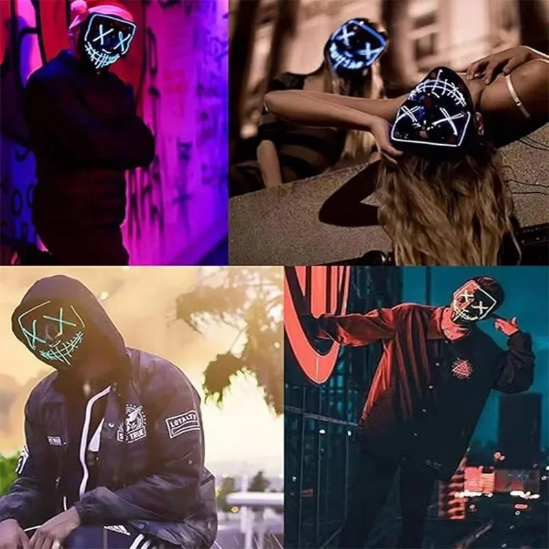 Led Masker Halloween Carnaval  - Led Purge Mask Halloween recensie en prijs