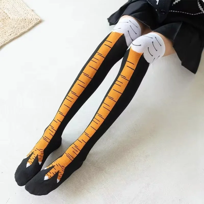 Trendy damessokken met knielen - Funny Chicken Leg Socks recensie en prijs