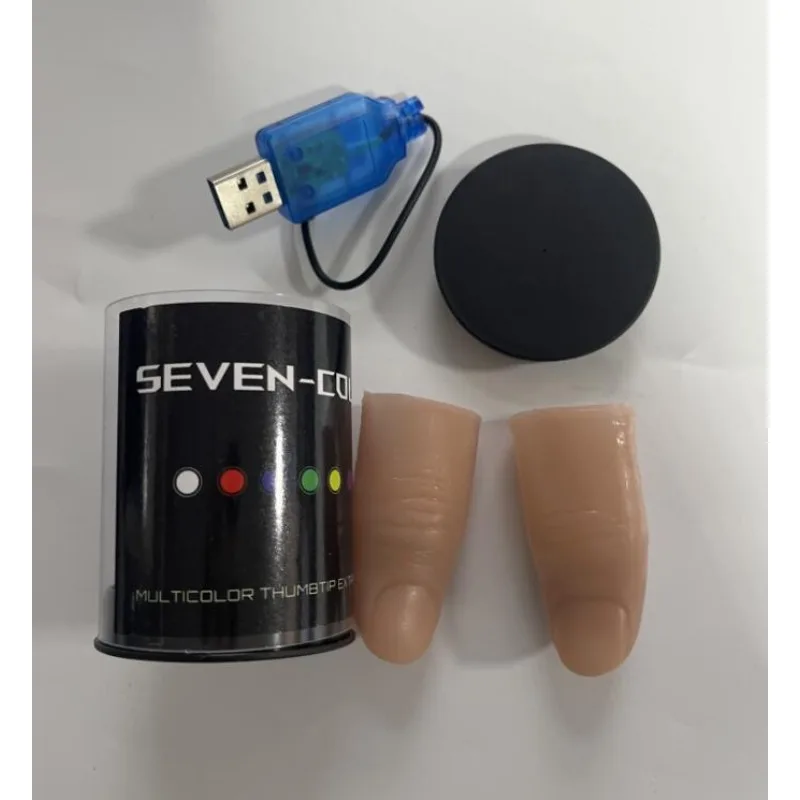 Zeven kleuren LED-licht Duimti - Thumb Tip Magic Trick Set recensie en prijs
