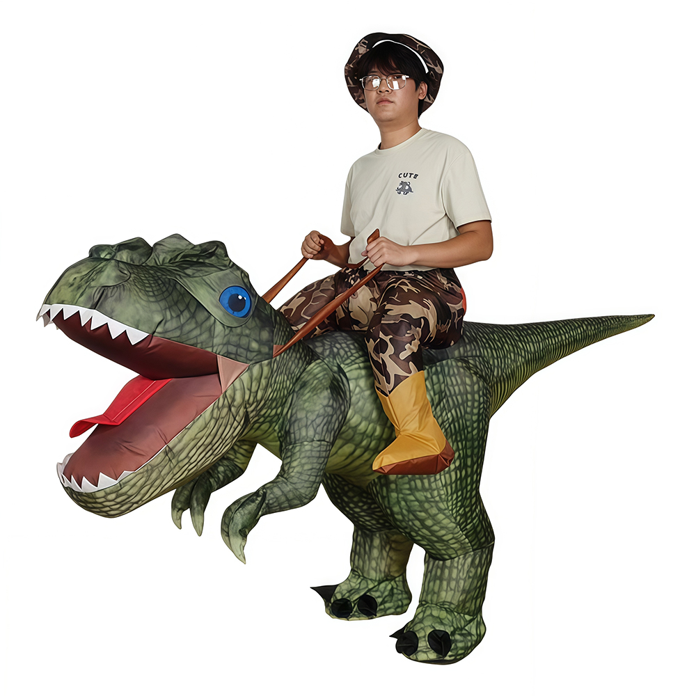 Volwassenen opblaasbare gevlek - Inflatable Dinosaur Costume Adult recensie en prijs