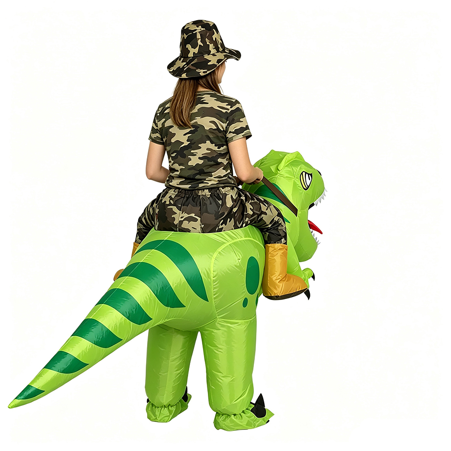 Opblaasbaar T-Rex Dinosaurus K - Inflatable Dinosaur Costume Adult recensie en prijs
