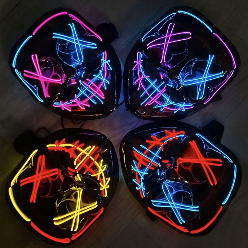 Enge draadloze lichtgevende LE - Led Purge Mask Halloween recensie en prijs