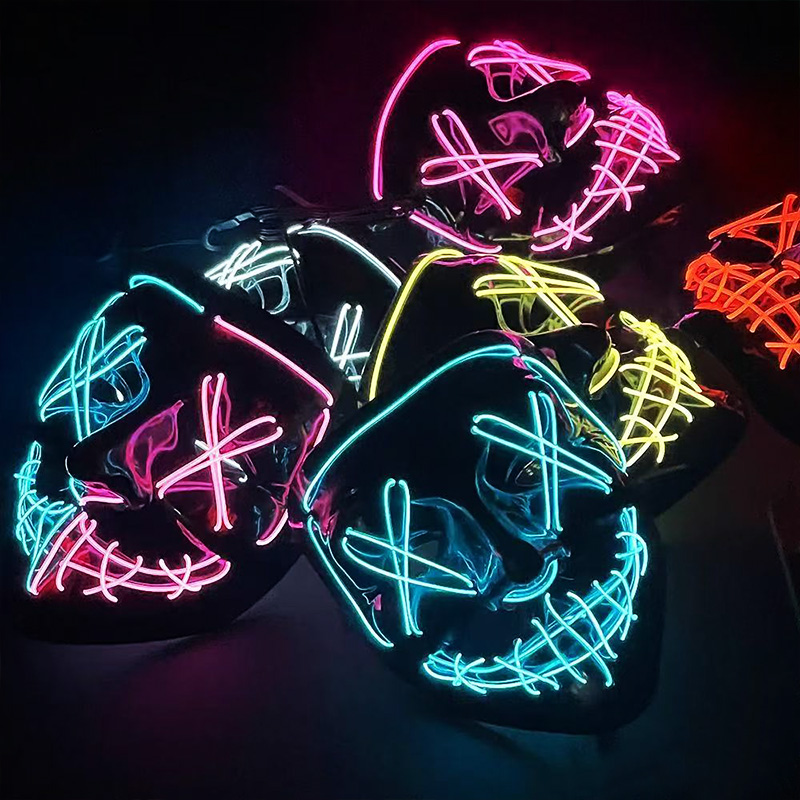 Enge draadloze lichtgevende LE - Led Purge Mask Halloween recensie en prijs