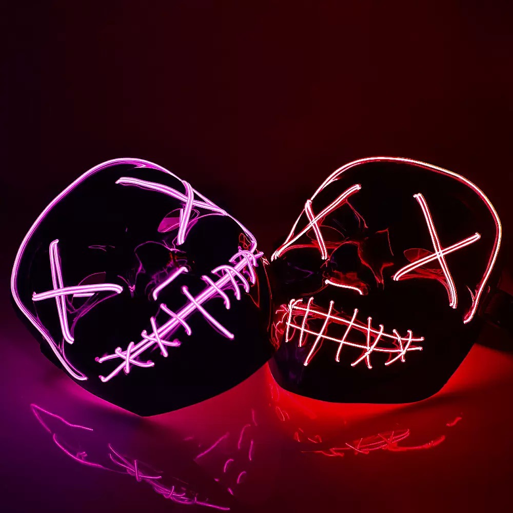 Enge draadloze lichtgevende LE - Led Purge Mask Halloween recensie en prijs