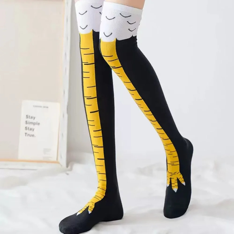 Kippenpootjes Lange Sokken Dam - Funny Chicken Leg Socks recensie en prijs