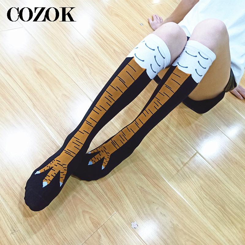 Hoge kwaliteit Womens Crazy Fu - Funny Chicken Leg Socks recensie en prijs
