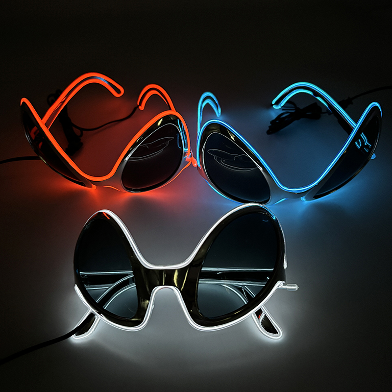 Cool Light Up LED Alien Bril L - Glow In The Dark Party Glasses recensie en prijs