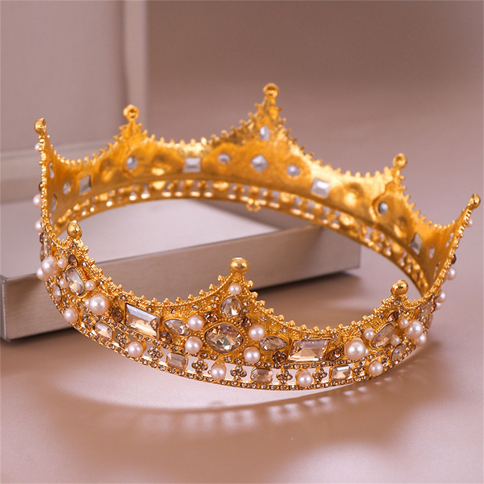 Bruidskroon Strass Tiara Barok - Party Supplies recensie en prijs