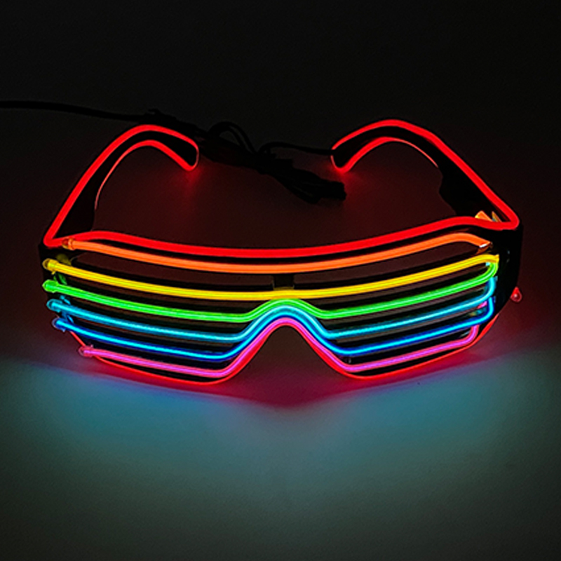 Fluorescerende kleurrijke gloe - Glow In The Dark Party Glasses recensie en prijs